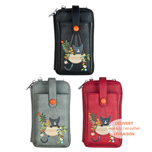 Basket smartphone pouch (set of 3)