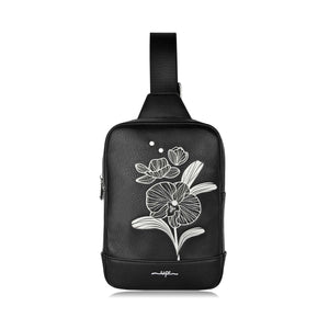 Orchid sling bag