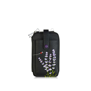 Lavender smartphone pouch